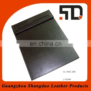 High Quality Writing Note Pad PU Leather Promotional Notepad thumbnail-1
