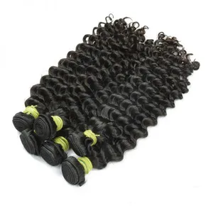 KHH Wholesale Full Cuticles Deep Wave RAW Brazilian Human Hair Weave thumbnail-1