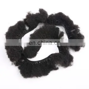 Tight Zigzag Afro Kinky Curly Extensions Sewing to Weft 6''-32'' Available Brazilian Virgin Hair Afro Kinky Curly thumbnail-5