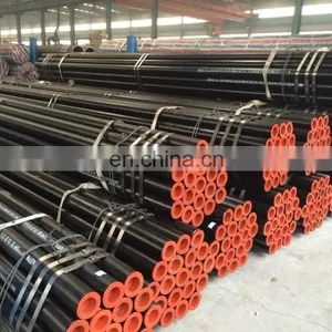 Best Manufacture! Astm A106 Gr.b Round Black Mild Steel Seamless Steel Pipe thumbnail-3