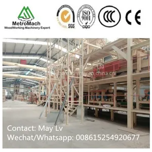 High Capacity Complete Particle Board Chipboard Production Machine Line thumbnail-4