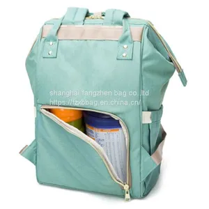 Diaper Bag Large Capacity Mother Maternity Backpack With Changing Mat and Milk Bottle Bag thumbnail-5