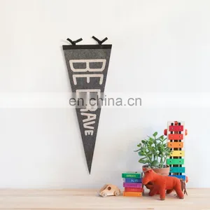 Felt Banner Hanging Pennant Flag With Customized Logos thumbnail-1