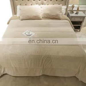 Luxury Plain Cotton Velvet Warm Bed Bedding Sets /quilt Cover Set thumbnail-1
