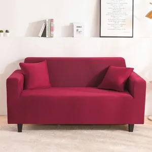 Black Brushed Elastic Stretch Sofa Cover Couch Cover Sofa Slipcovers thumbnail-2