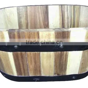 Wooden Pot | SW231 thumbnail-1