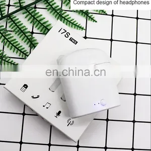 Cheap Tws Earbus Headphones Wireless Earbuds I7s TWS Earphones In-Ear Stereo Sound 2 Built-in Mic Earphones thumbnail-1