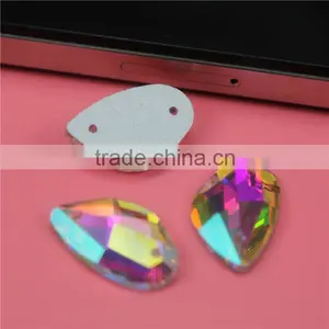 Top Quality Wholesale Light Sapphire Rhinestone Flatback Hot Fix Crystal Beads thumbnail-6