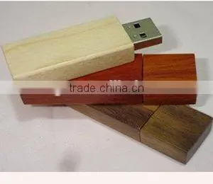 Creative Custom Logo USB Flash Drive Wood Pen Drive, Wooden Usb With Custom Package USB Memory Stick thumbnail-2