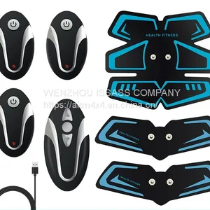 USB Rechargeable Electric EMS Abs Trainer Abdominal Muscle Belt Stimulator Muscle Toner Muscle Training Hotsale in Amazon thumbnail-2