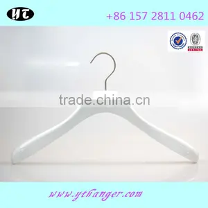 Luxury High Gloss White Wooden Hanger and Pants Hanger thumbnail-2