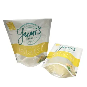 Waterproof 250G 500G Plastic Transparent Stand Up Sugar Candy Mylar Food Bags With Airtight Zipper thumbnail-2