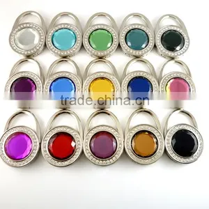 Classic Round Padlock Handbag Holders For Tables Wholesale 15 Colors Available, High Quality Bag Hook Holder thumbnail-3