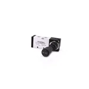 2/5 Way 1/4inch TSV86522 Pneumatic Hand Lever Manual Control Valve With Mechanically Return thumbnail-2