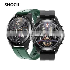 2022 New Arrival Custom Ck30 Answer Call Smart Watch Round Touch Screen Waterproof CK30 Smartwatch for IOS Android thumbnail-1