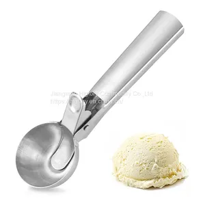 New Design Amazon Top Seller 2022 Eco-friendly High Quality Stainless Steel Ice Cream Scooper thumbnail-1