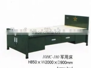 (DL-B1) Folding Durable Metal Army Beds for Sale thumbnail-4