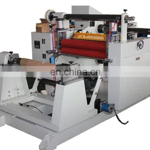 Adhesive Tape Rolls Slitting Rewinding Machine Slitting Rewinder Round Knife Cutting +/-0.10mm 80m/min 600mm 450mm 650mm thumbnail-2