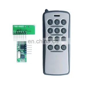 433mhz Transmitter Long Range 12 Button Remote Control EV1527 Learning Code thumbnail-1