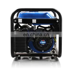 BS3500 BISON China Taizhou Home Use Standby 2800W Cooper Wire Recoil Start Electric Start Gasoline Generator thumbnail-5