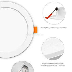 A Factory Wholesale Low Price 8W 12W 18W 24W 30W Surface Indoor Lighting Ceiling Led Panel Lights thumbnail-3