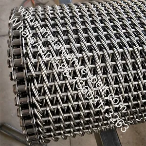 High Quality Conveyor Belt Wire Mesh With Chain Driven Mesh Belt for Sale thumbnail-5