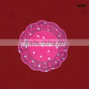 2014 Hot Selling Round White Paper Doily/Eco-Friendly Lace Doily thumbnail-1