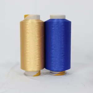 Flame Retardant PES Yarn Dope Dyed FDY DTY 50D-600D, 24F-576F thumbnail-2