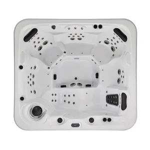 Vortex Massage Home Acrylic Bathtub Constant Temperature Heating Intelligent Control Independent Type thumbnail-2