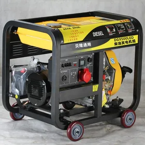 6.5KW Three Phase 380V Open Frame Diesel Generator | 195F Engine | 100% Copper Alternator thumbnail-4