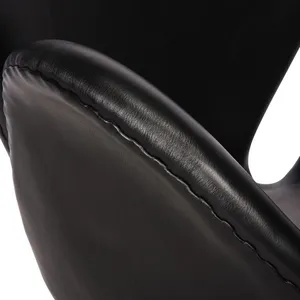 Replica Swan Chair – Single Seater – Black thumbnail-5
