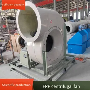 Centrifugal Ventilation Fan for Waste Gas Treatment, Anti-corrosion Fiberglass Centrifugal Induced Draft Fan, Low Failure Rate, Suitable for Outdoor Installation thumbnail-4