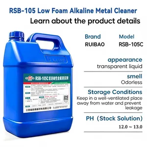 RSB‑103C Ferrous Metal Parts Cleaner, Low‑Foam Rust‑Inhibiting Formula Remove Oil Cutting Fluid Dust for Machinery Industry thumbnail-4