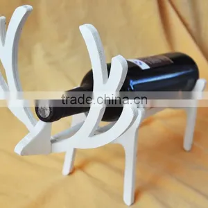 Wooden Animal Shape Wine Rack for 1 Bottles Wholesale, Exclusive Design Tailored Crane Wine Rack thumbnail-2