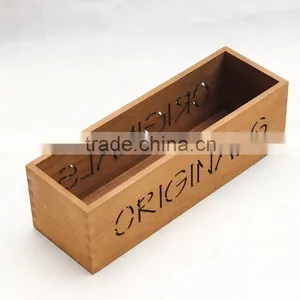 Retro Unfinished Wooden Box thumbnail-3