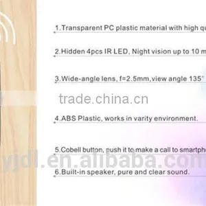 Brand New Wifi Doorbell ip Camera Made in China thumbnail-2