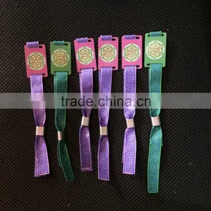 MDW87 Colorful Logo Printed 125khz T5577 Rfid Nylon Wristband thumbnail-1