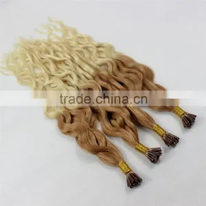 Ombre Keartin Curly Silk Strand Hair Extensions Supplier's Choice thumbnail-3
