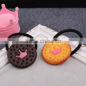 Simulation Omelette Biscuit Elastic Hair Band thumbnail-4