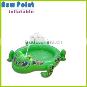 Cute Frog Prince Inflatable Round Swimming Pool Toy for Fun thumbnail-1