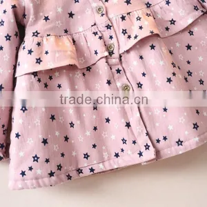 Girls Full Print Stars Kids Coats Children's Coat Spring Autumn Baby Coat Girls New Fashion Child Outwear thumbnail-6