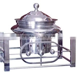 Steel Cheffing Dish, Wedding & Party Utensils, Food Serving Dish, Hot Keeping Dish, Catering Item, Hotel & Restaurant Utensils thumbnail-1