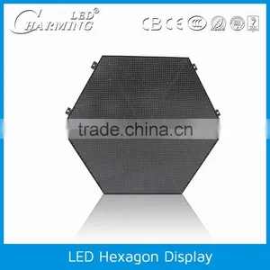 2016 New Arrival!!!portable Hexagon Shape Digital hd Led Display Light for Indoor Wall Decoration thumbnail-4