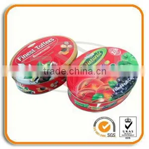 Delicate Oval Candy Tin Box Set thumbnail-1