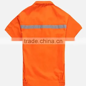 Men and Women Short Sleeves Shirt /HI Visibility Shirt With High Visibility Reflective Straps thumbnail-2