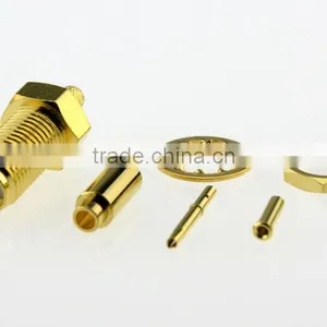 Coax Connectors, Coaxial Cable Connector, RF Connectors, SMA Bulkhead Connector thumbnail-3
