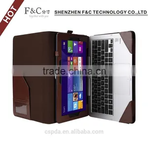 Factory Price 11.6 Inch Removable Leather Tablet Keyboard Cover Case for Asus Transformer Book T200 thumbnail-4