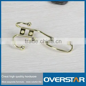Classical Zamak Bedroom S Line Double Clothes Hook thumbnail-4