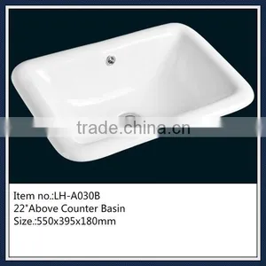 High Quality Cheap White Color Bathroom Counter Basins thumbnail-1