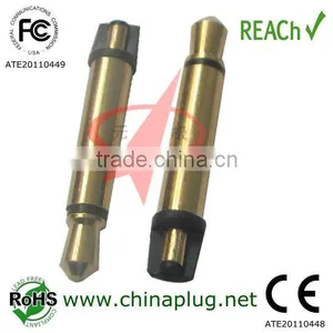 Gold High Quality Audio Plug 3.5mm Mono Audio Jack thumbnail-1